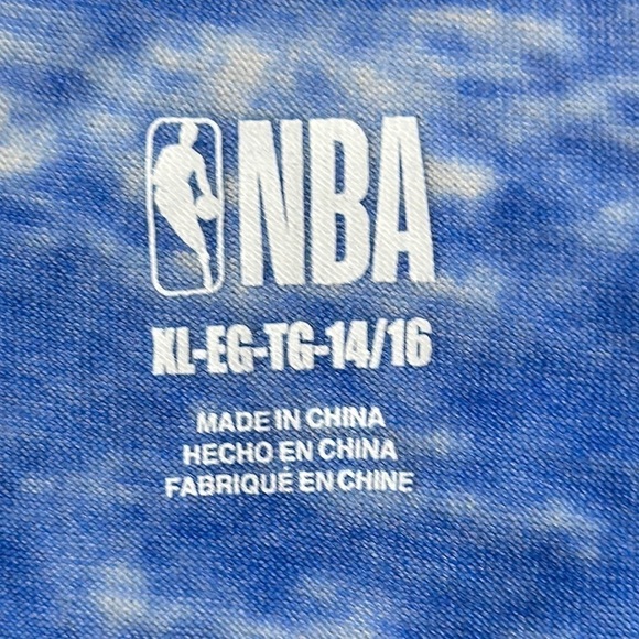 Oklahoma City Thunder Burnout Tee Women’s XL Blue Gray Vintage Style Fangear - Picture 3 of 8